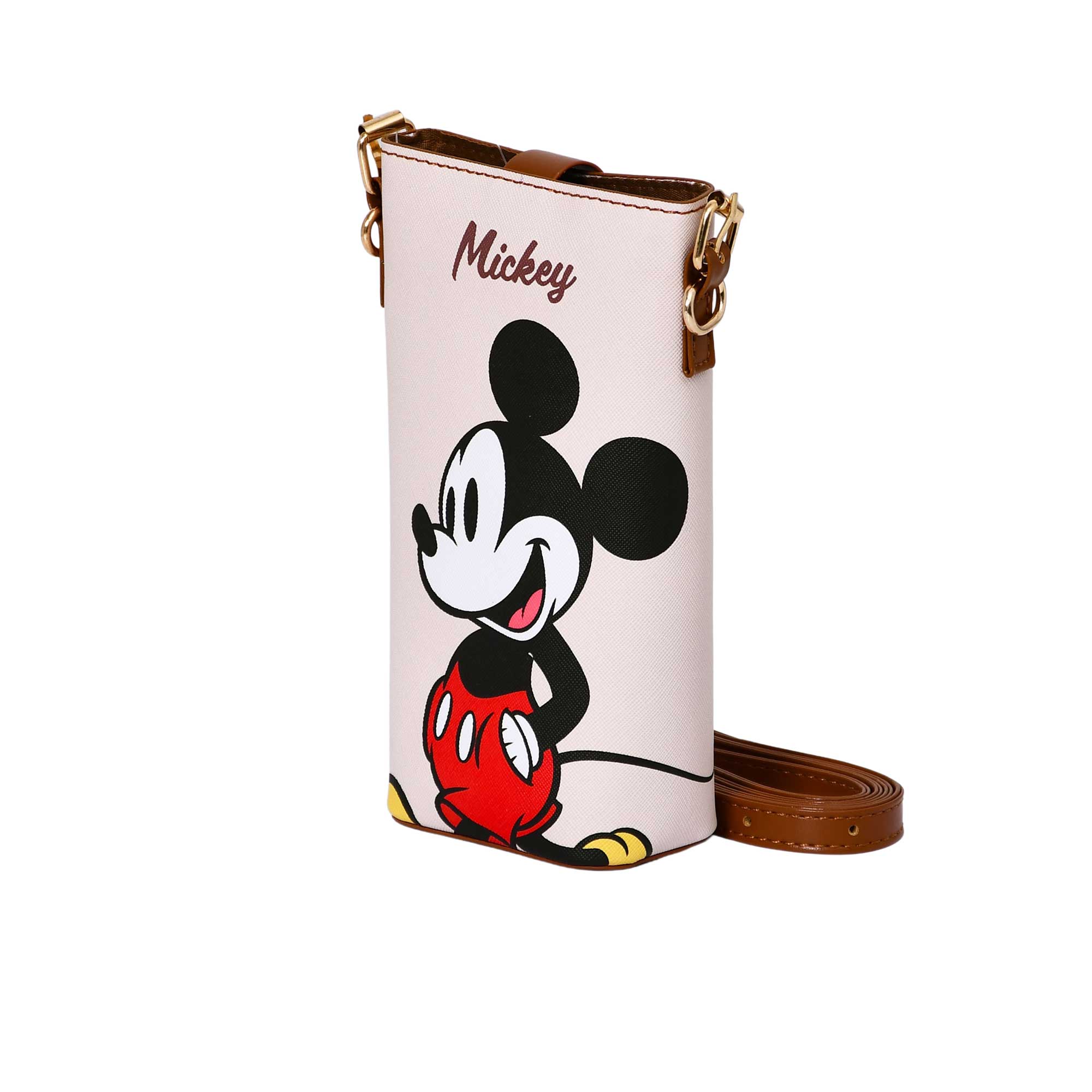 MOSAFER MICKEY BROWN SHOULDER BAG