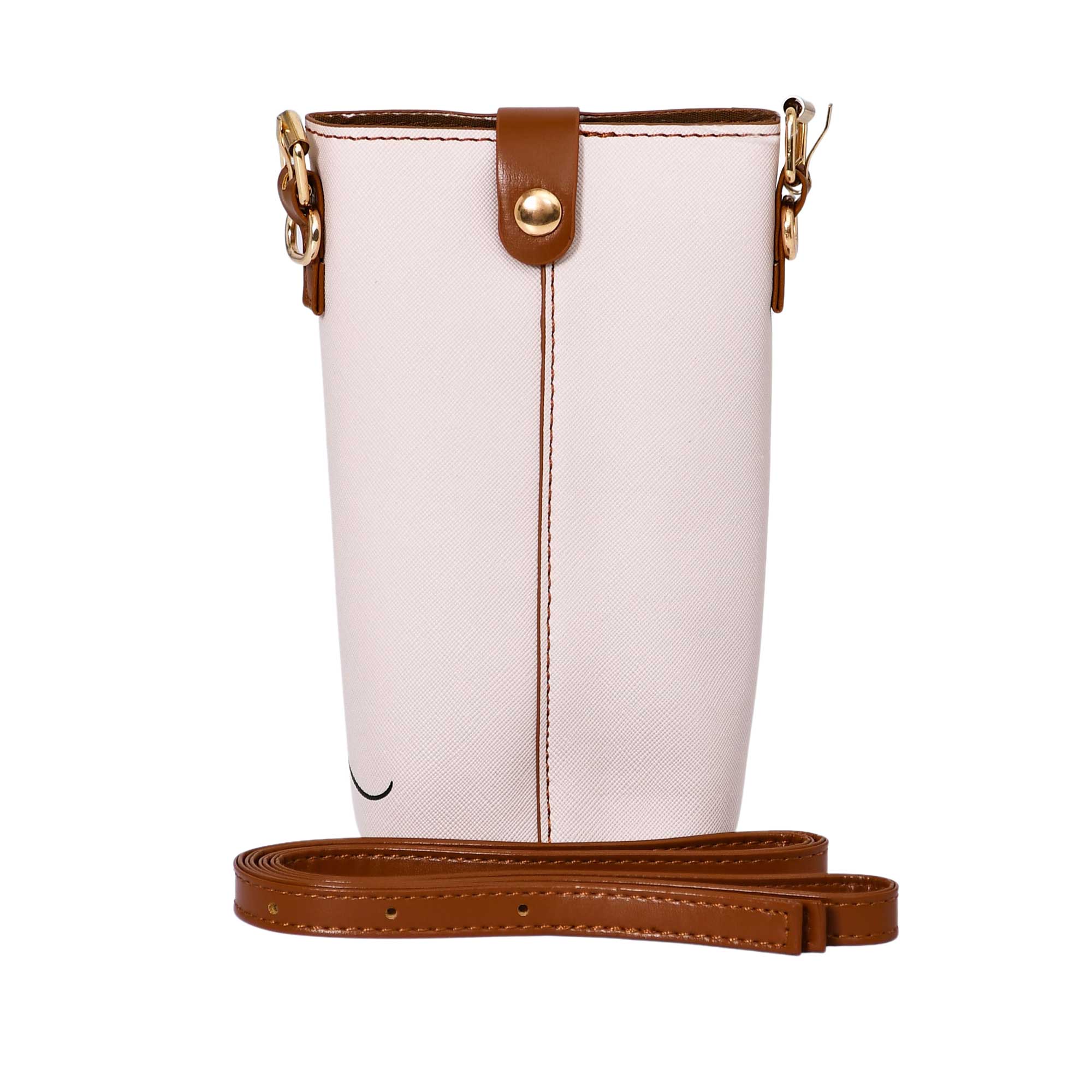 MOSAFER MICKEY BROWN SHOULDER BAG