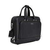 MOSAFER WELLINGTON BLACK BRIEFCASE MICROFIBER FABRIC