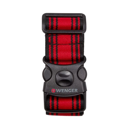 WENGER BLACK RED LOCKING LUGGAGE STRAP