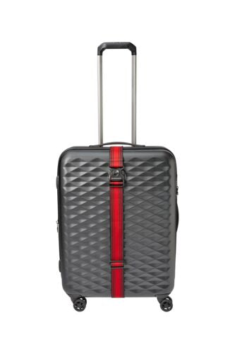 WENGER BLACK RED LOCKING LUGGAGE STRAP