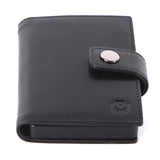 محفظة فالنتا السوداء للبطاقات الجلدية ماج سيف