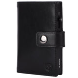 محفظة فالنتا السوداء للبطاقات الجلدية ماج سيف