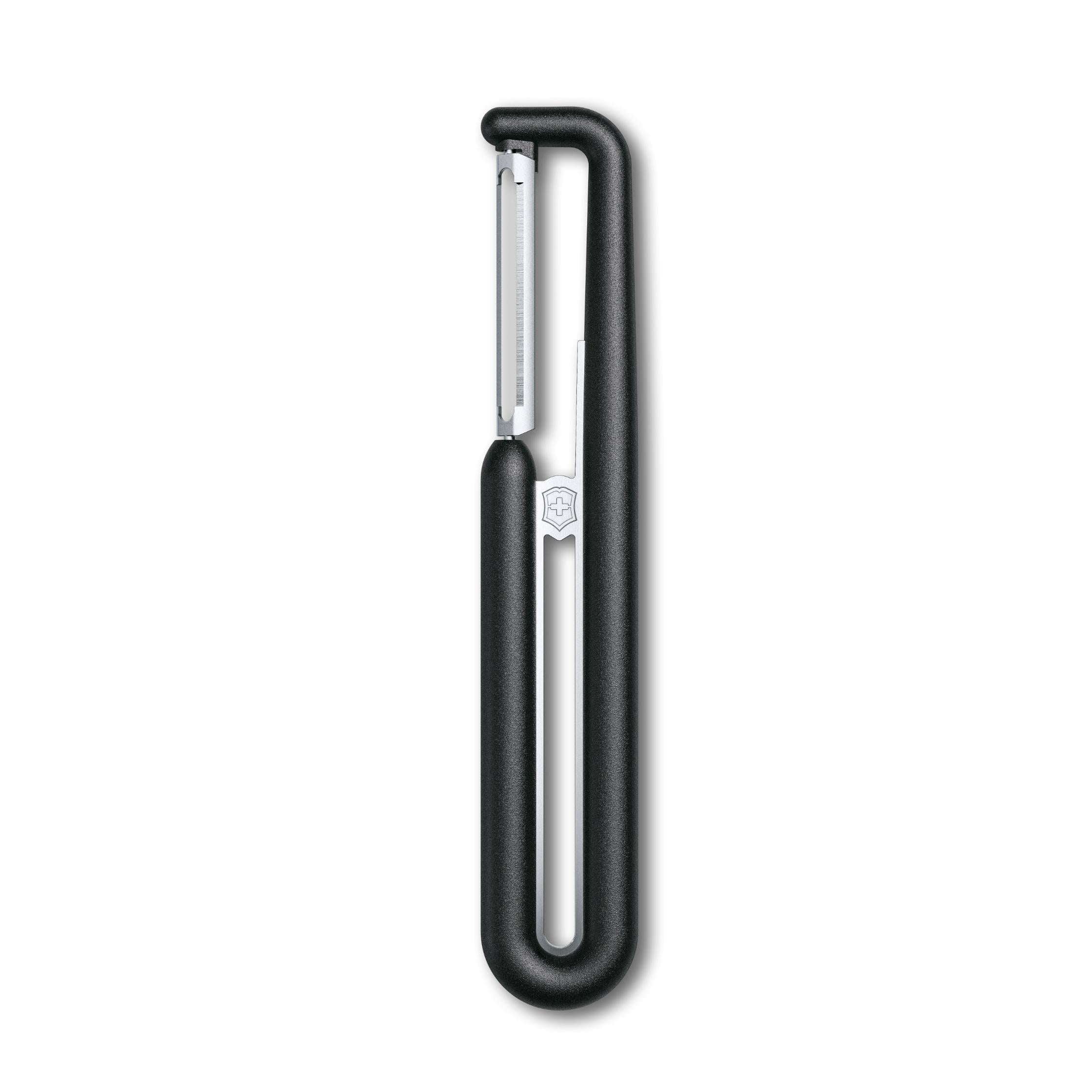 Victorinox Black Straight Double Edge Peeler