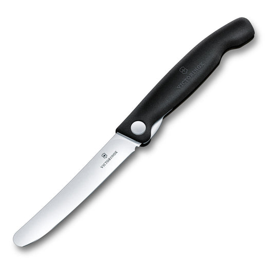 Victorinox Swiss Classic Black 11 Cm Straight Picnic Knife