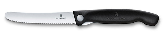 Victorinox Swiss Classic Black 11 Cm Wavy Picnic Knife